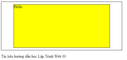 Cách thiết lập vị trí cho một phần tử HTML – 29