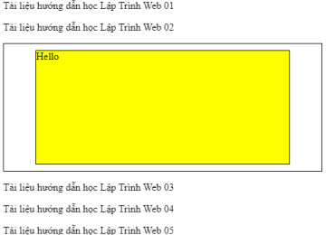 Cách thiết lập vị trí cho một phần tử HTML – 29