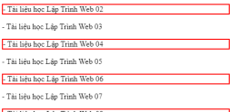 Cách xác định bộ chọn của phần tử trong một số trường hợp đặc biệt (pseudo-class) – 19